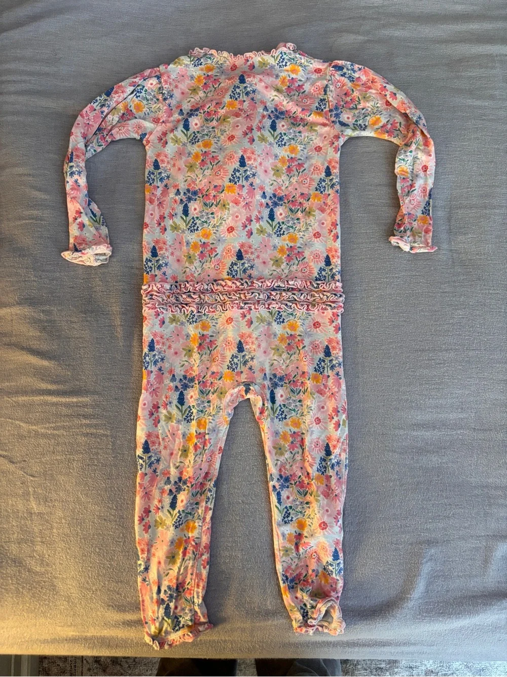 Magnetic Me pink floral One-Piece Romper